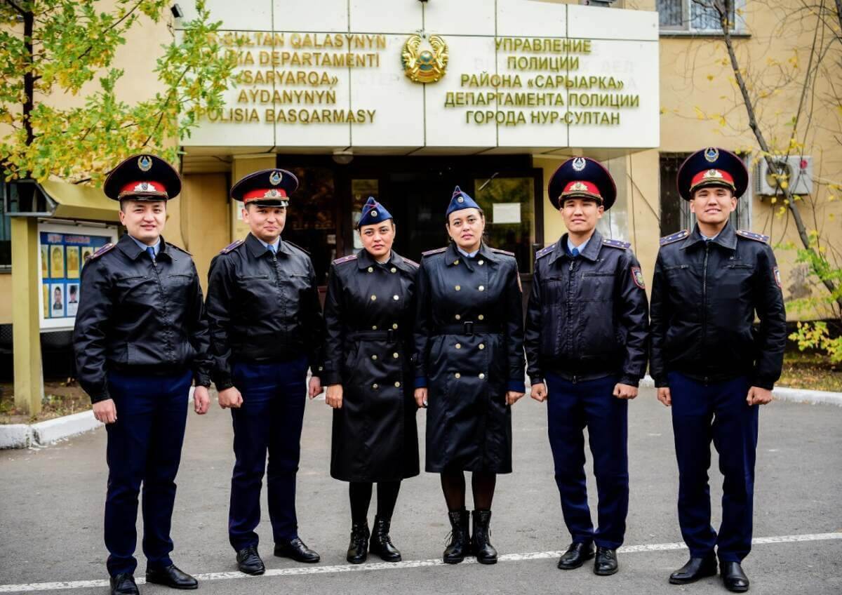 В полиции Нур-Султана показали близнецов, стоящих на страже порядка столицы - фото