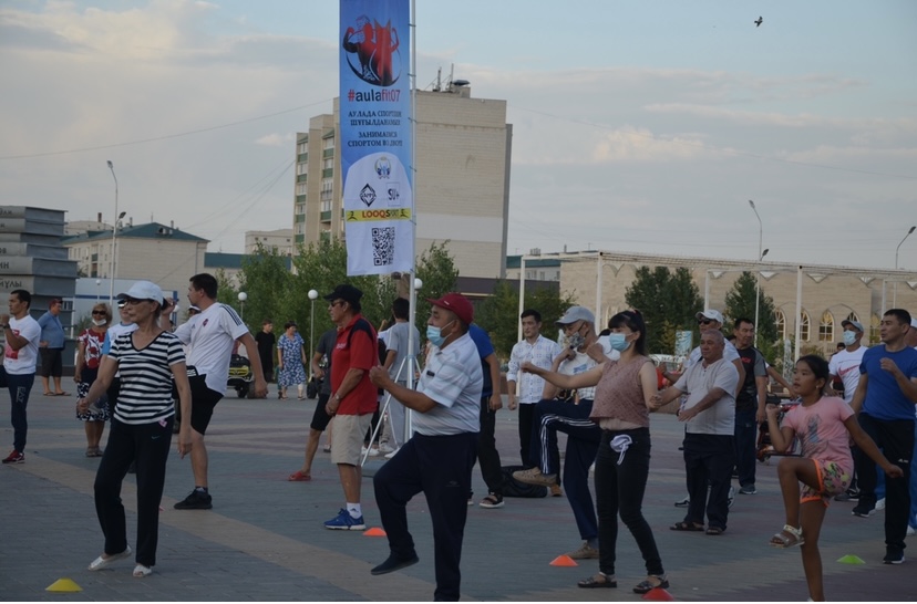 Оралда жаттығу жасау бұқаралық сипатта қолға алынды