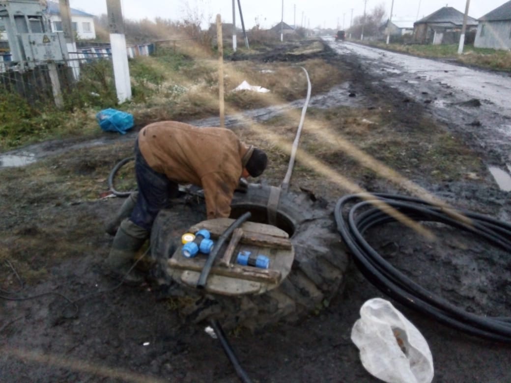 В Лесном сельском округе отремонтировали водоразводящие сети и освещение