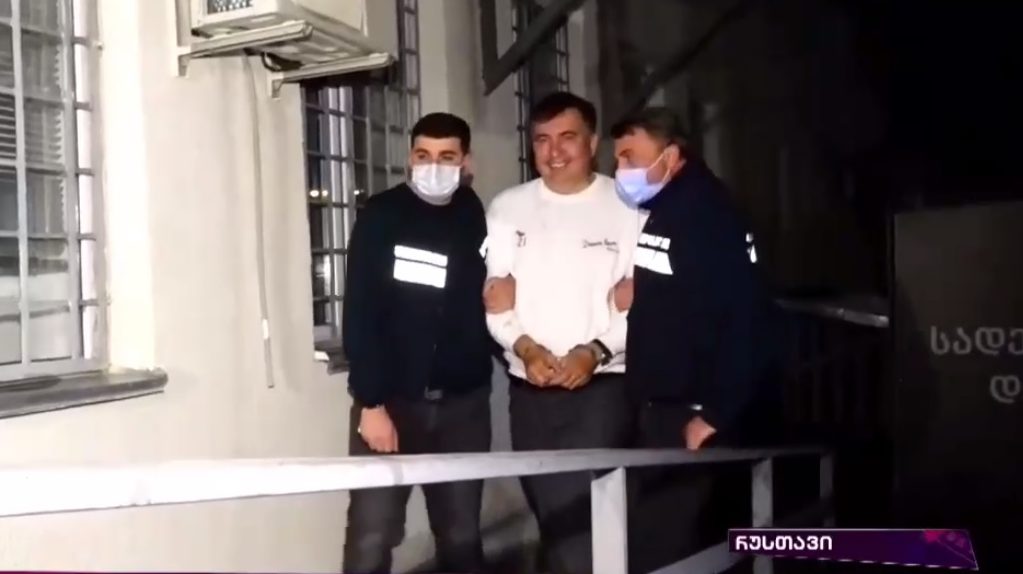 Грузияға оралған Саакашвили тұтқынға алынды (ВИДЕО)