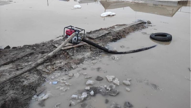 Более 60 сел ушли под воду в СКО