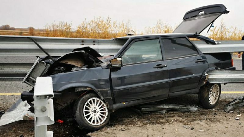Водитель не справился с управлением и совершил ДТП в Павлодарской области