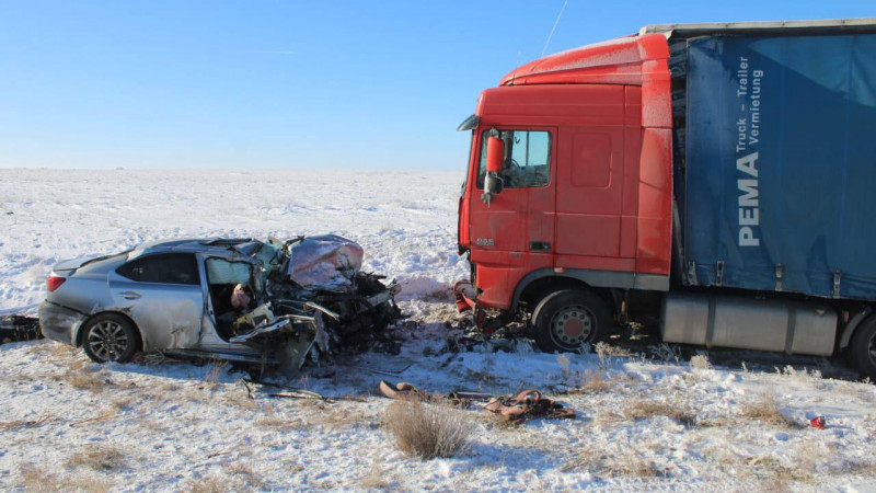 В Кызылординской области 2 человека погибли в ДТП