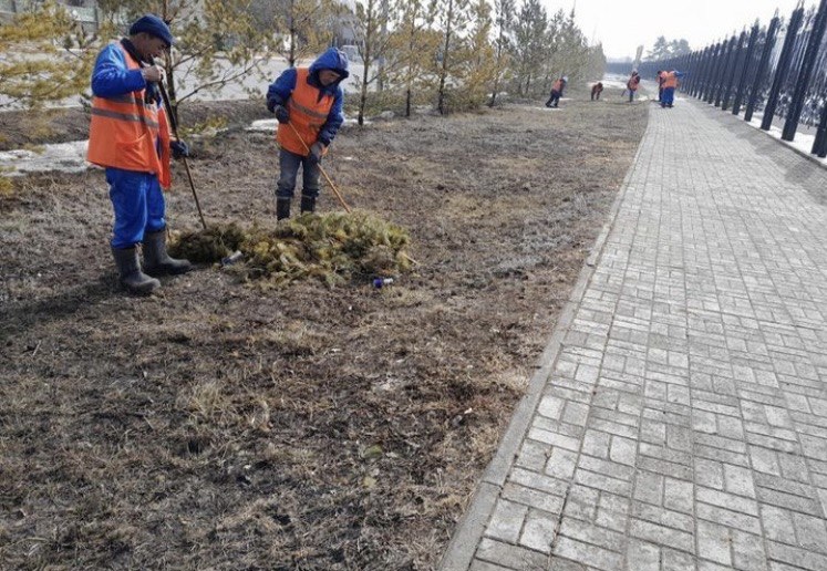 В столице в усиленном режиме ведется санитарная очистка города