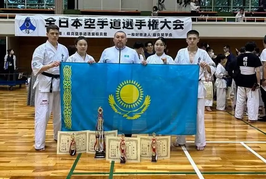 Казахстанские каратисты выиграли чемпионат Японии