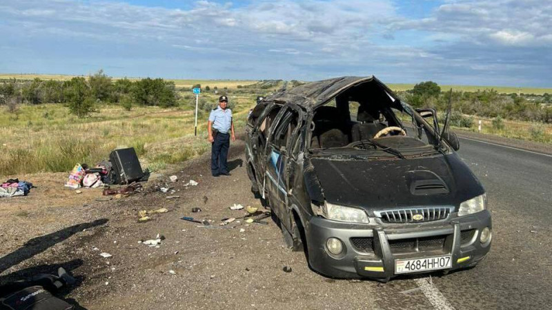 В Актюбинской области семья иностранцев погибли в результате аварии