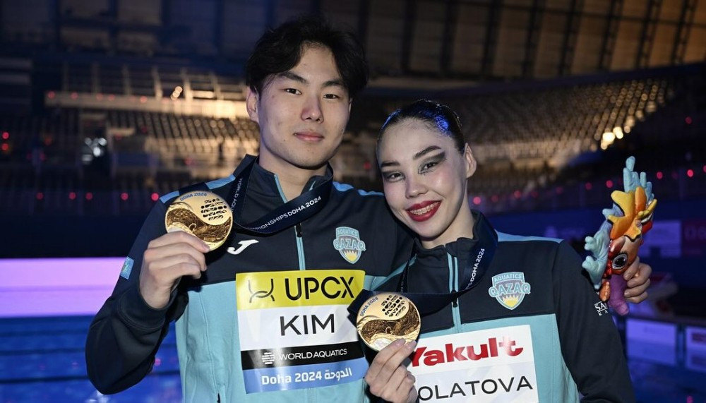 Казахстан завоевал историческую золотую медаль чемпионата мира по водным видам спорта