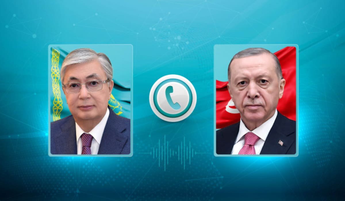 Токаев поздравил президента Турции с юбилеем