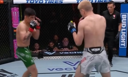 Казахский боец одержал вторую победу в UFC