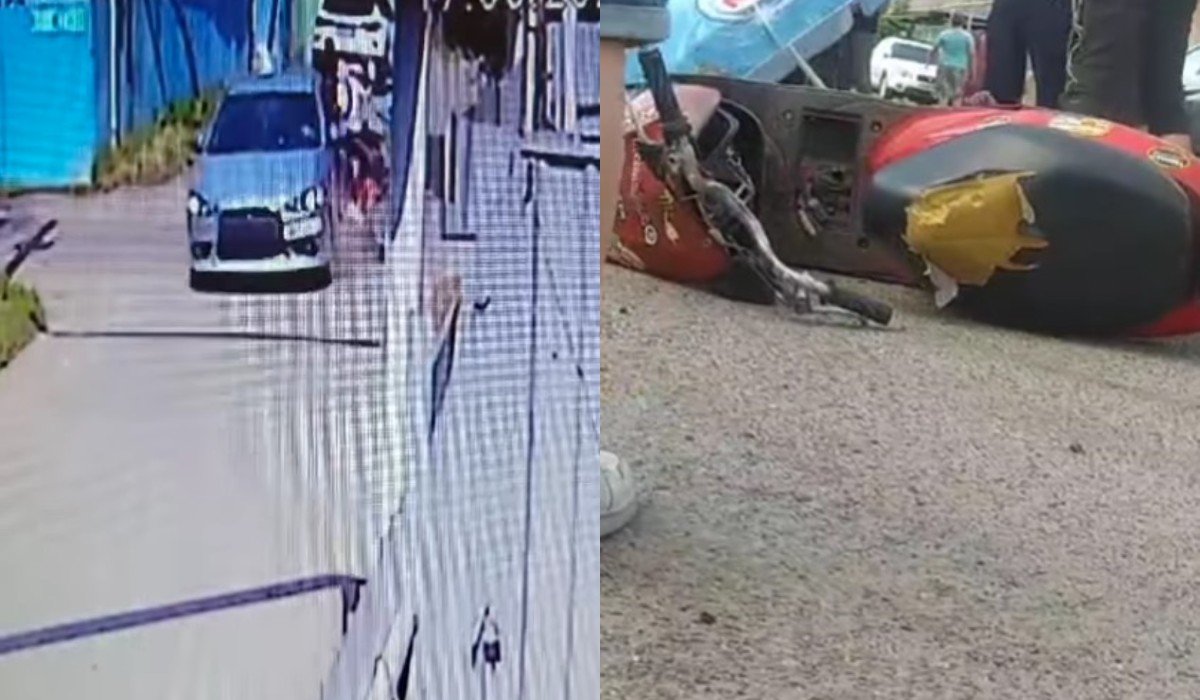 Подросток на мопеде врезался в машину в Алматы