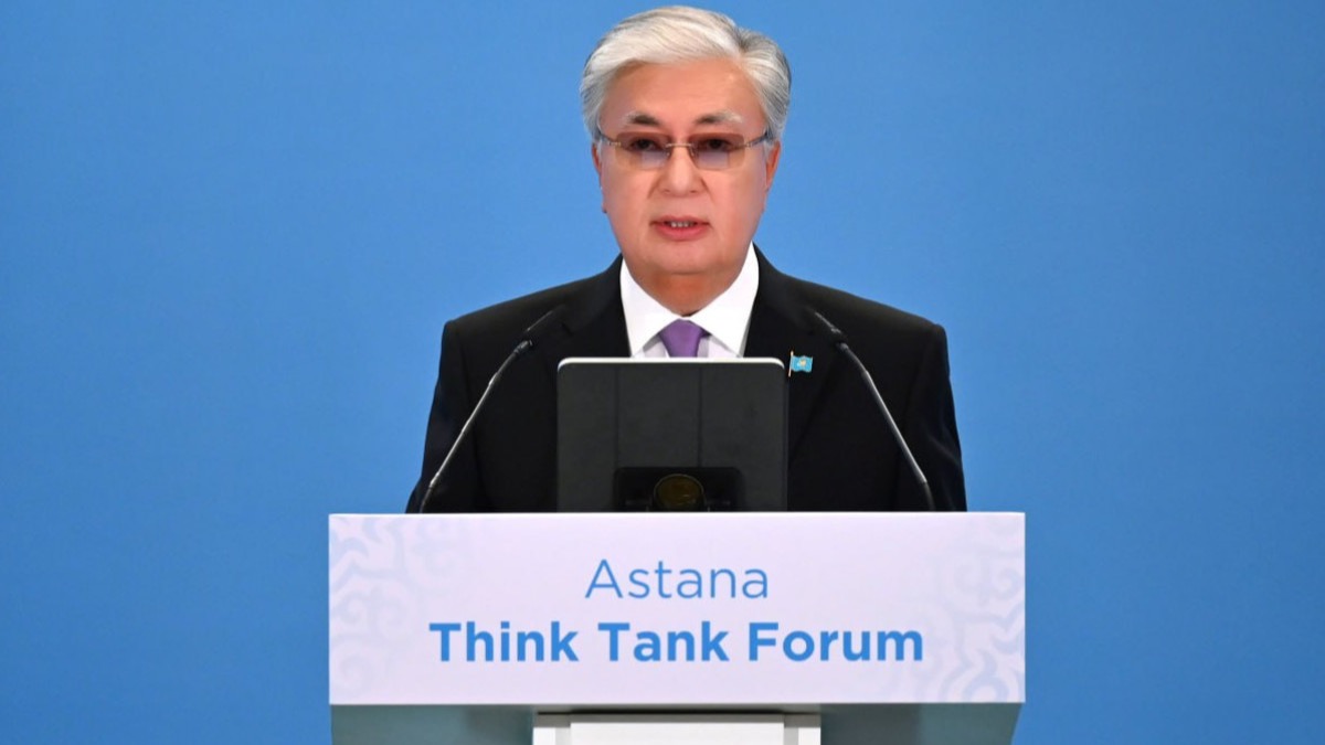 Токаев выступил на пленарном заседании Astana Think Tank Forum