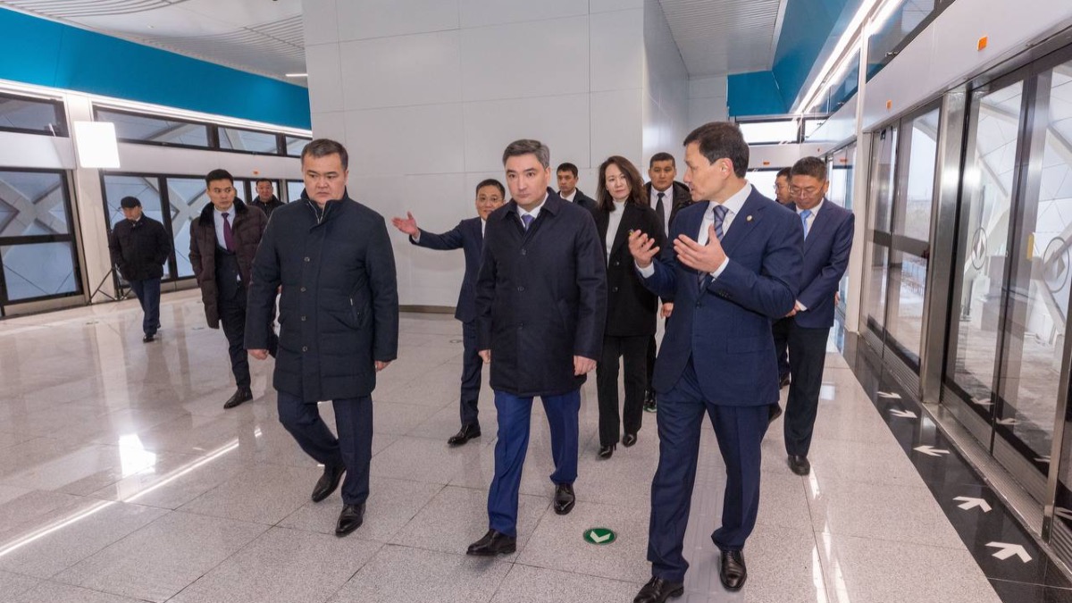 Премьер-министр проверил темпы строительства LRT в Астане  