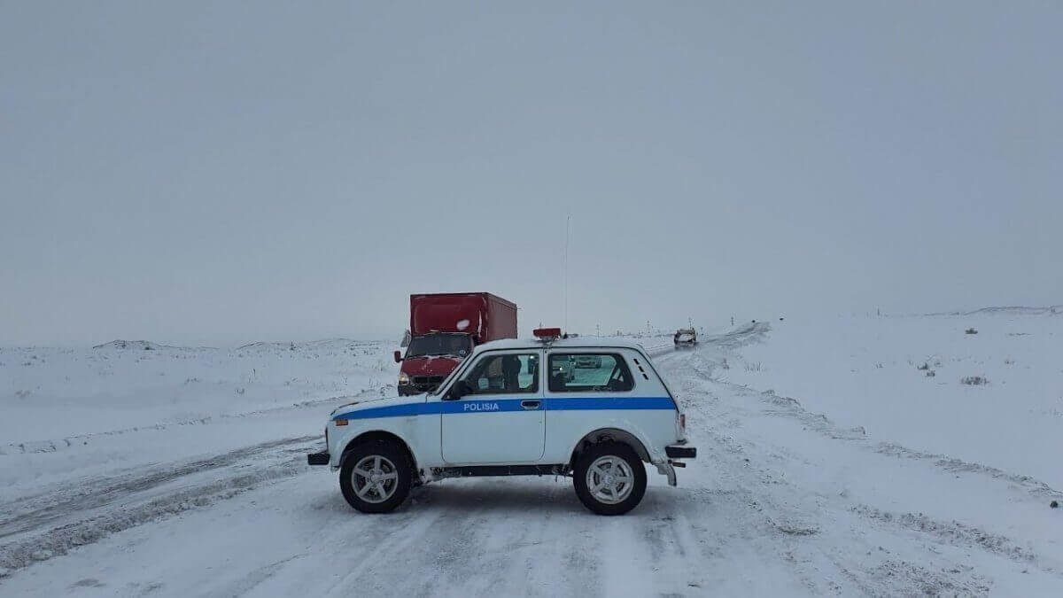 Жамбыл облысында республикалық маңызы бар жол жабылды