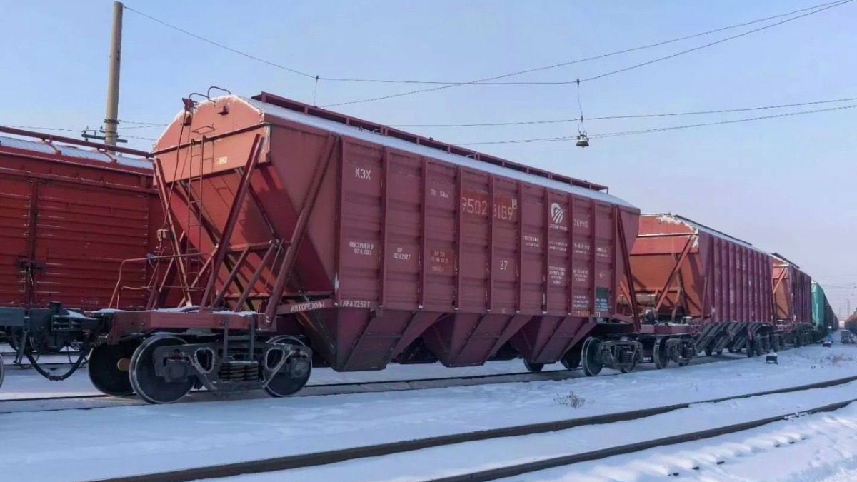 Рекордный объем зерна нового урожая погрузили в декабре в Казахстане 